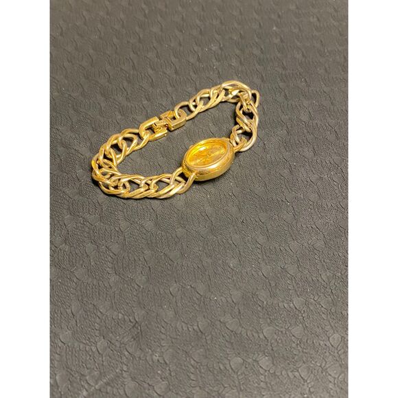 Vanity Fair by Gruen Chain Watch | Roman Numeral Dial | Gold-Tone - Picture 5 of 8